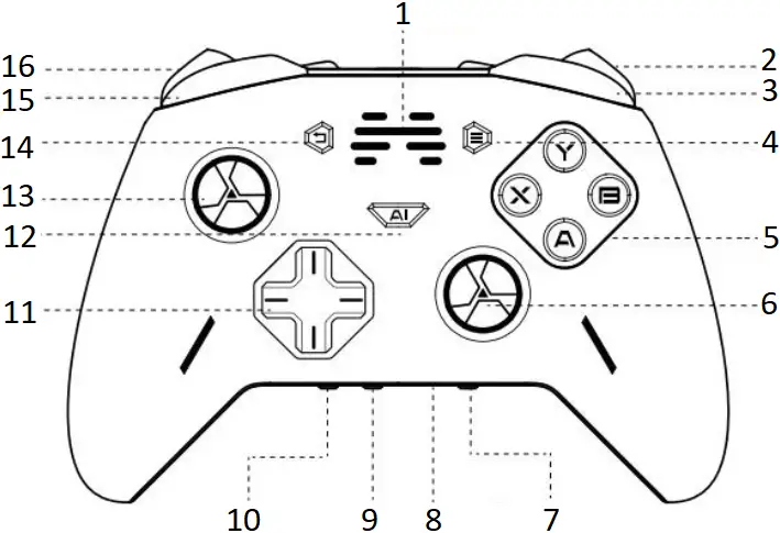 BEITONG Zeus 2 Analog Optical Elite Game Pad - a1