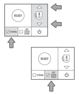KEURIG K500 Series Coffee Maker - Size