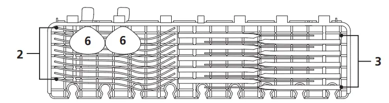 Respekta GSP60TIDM Built In Dishwasher - basket2