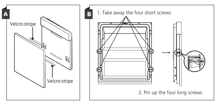 Respekta GSP60TIDM Built In Dishwasher - screws