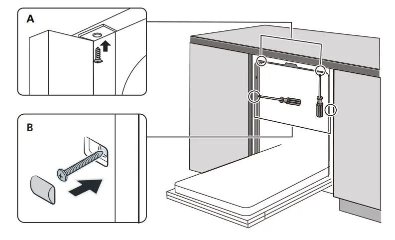 Respekta GSP60TIDM Built In Dishwasher - screws6