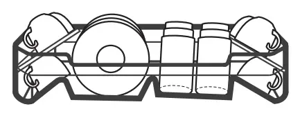 Respekta GSP60TIDM Built In Dishwasher - upper basket