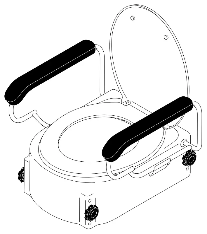 Bischoff   Bischoff TSE-A Toilet Seat Raiser