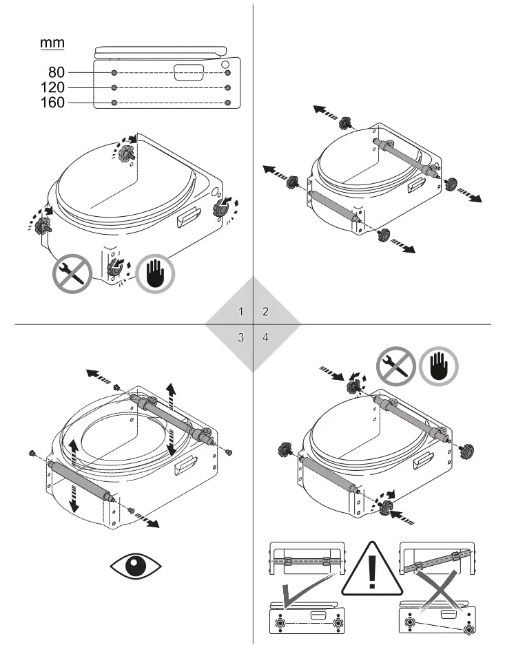 Adjusting the seat height