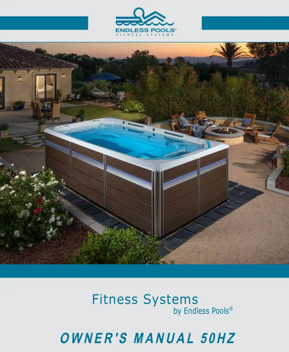 ENDLESS POOLS E550 Fitness System Swim Spa Owner's Manual