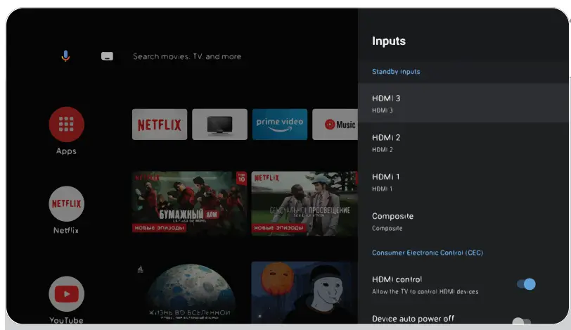 KIVI 32H740NB Smart TV - CHANNELS 3
