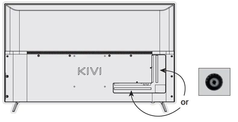 KIVI 32H740NB Smart TV - SHOWN BELOW