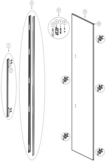 DOOR PANEL COMPONENTS