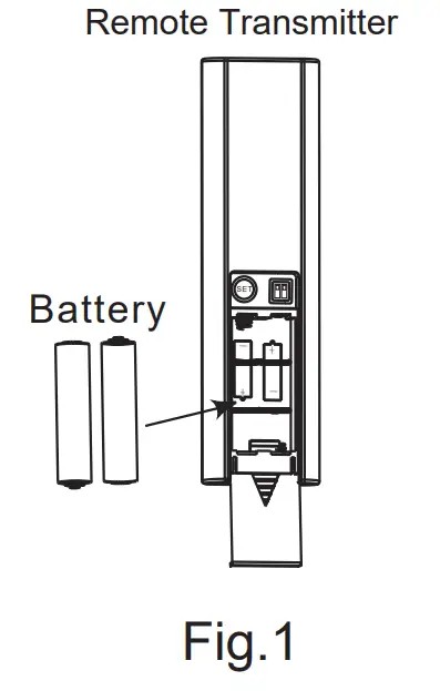 Remote Control Setting And Operation