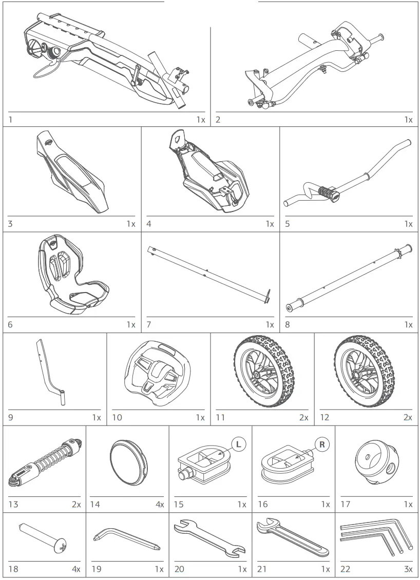 BERG Rally DRT Yellow 3 Gears - Figure 1