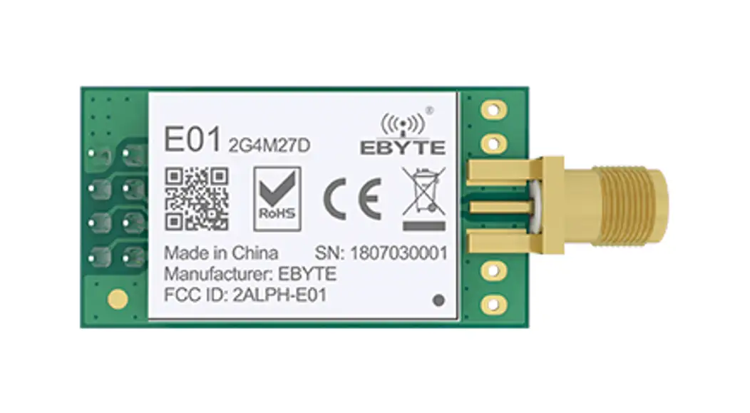 Ebyte E01-2g4m27d Wireless Rf Transceiver User Manual