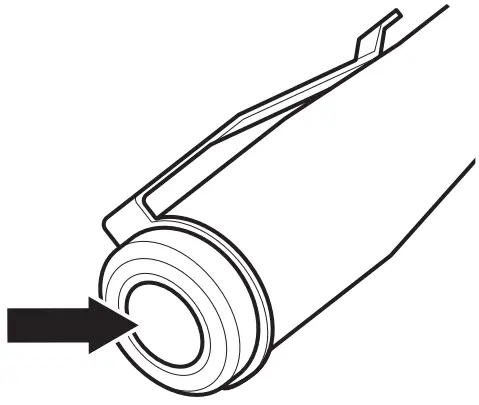 NEBOLIGHTS Inspector 500+ Pocket Light - Power button