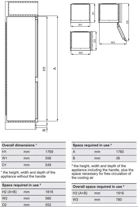 Electrolux LRB3DE18C Refrigerator-fig1