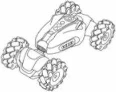 FENGMA Single 114 Twelve Channel Stunt Twisting Remote Control Car - a1