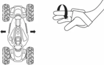 FENGMA Single 114 Twelve Channel Stunt Twisting Remote Control Car - d2