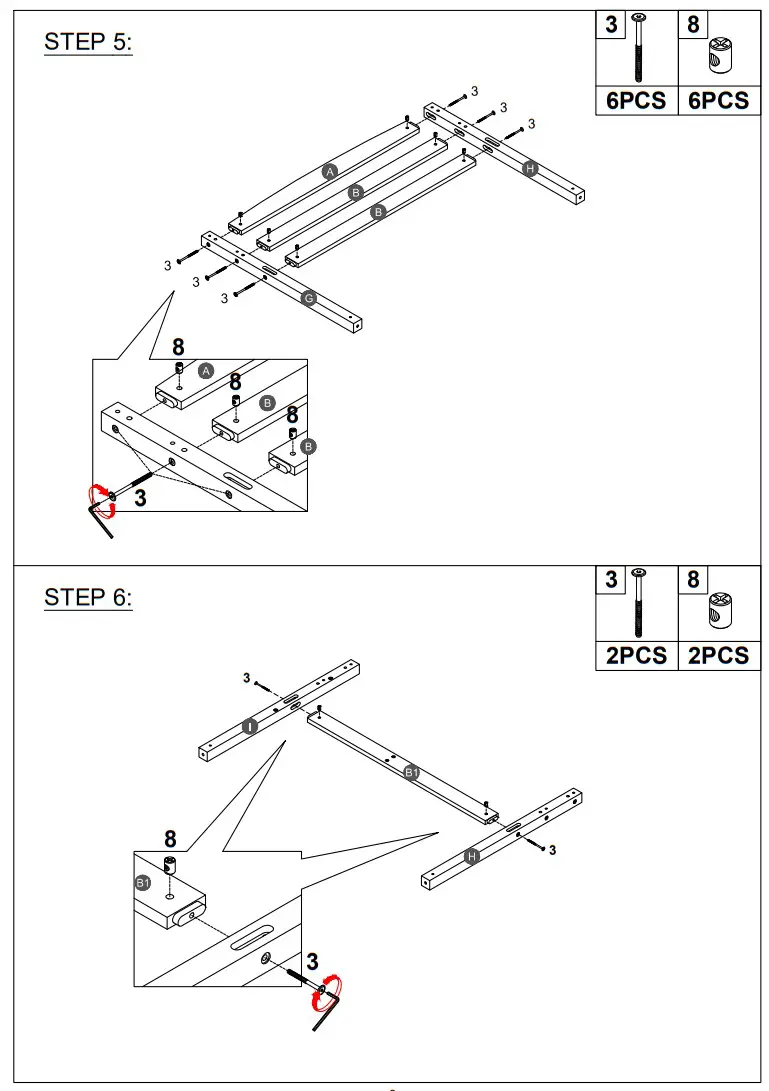 Angel Sar AD000158 Bunk Bed with Stair - fig 2