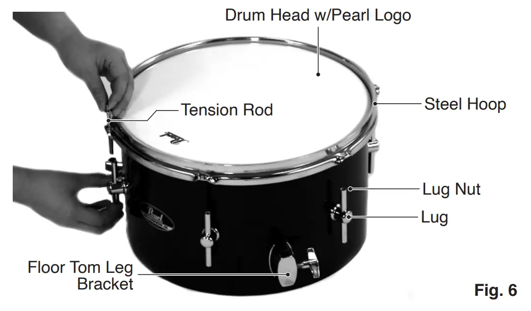 Floor Tom Assembly