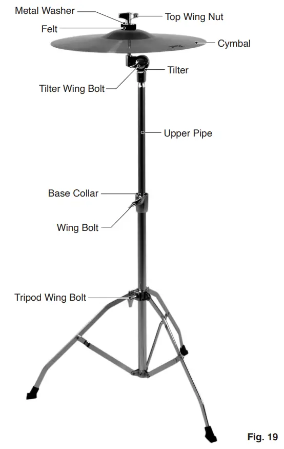 Cymbal Stand Assembly