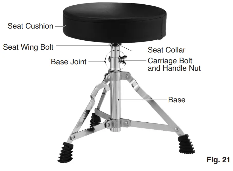 Drum Throne Assembly