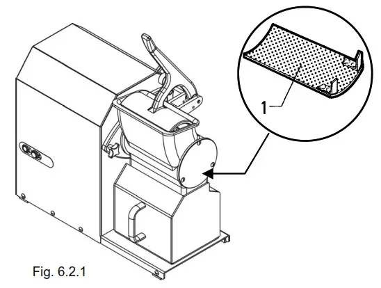 SIRMAN HP 2 Heavy Duty Hard Cheese Grater - extractable