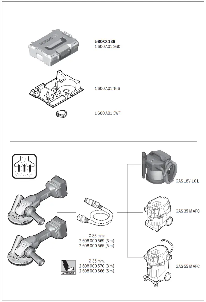 BOSCH GWS 18V 15 C Angle Grinder - Switching 3