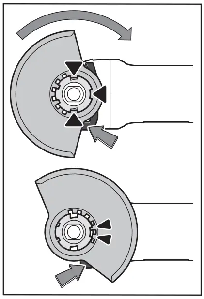 BOSCH GWS 18V 15 C Angle Grinder - grinding