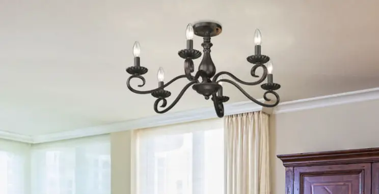 Golden Lighting 3712-6sf Rbz Larrick 6 Light Rubbed Bronze Semi-flush Mount Instruction Manual Golden Lighting 3712-6sf Rbz Larrick 6 Light Rubbed Bronze Semi-flush Mount Instruction Manual