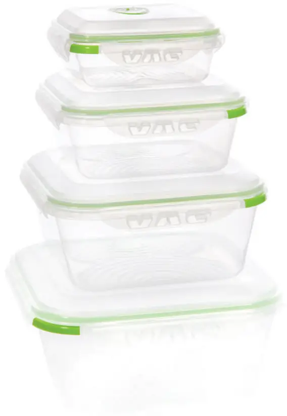 Ozeri FS1 Instavac Food Storage Container Set
