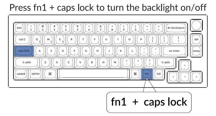 Keychron Q2 Pro Bluetooth Mechanical Keyboard - backlight 2