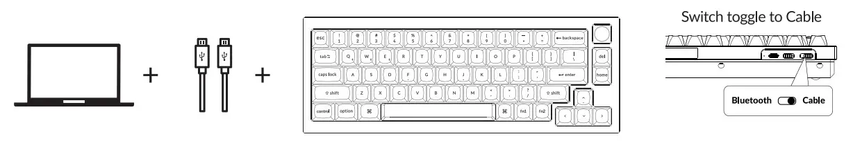 Keychron Q2 Pro Bluetooth Mechanical Keyboard - connect