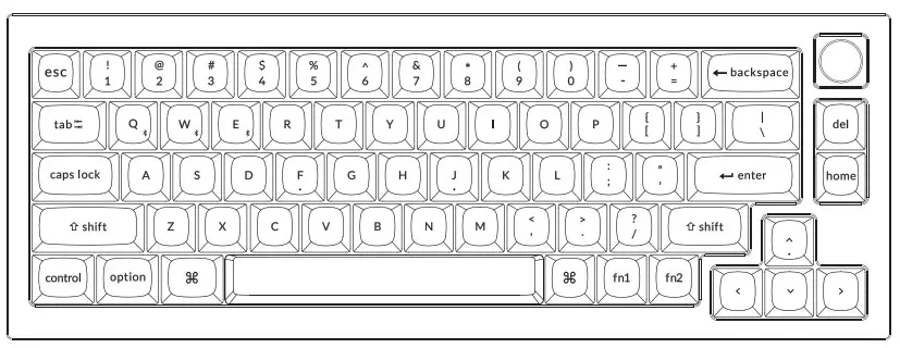 Keychron Q2 Pro Bluetooth Mechanical Keyboard - key