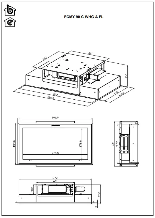 FRANKE FCMY 90 C WHG A FL Mythos Full Light - fig 3