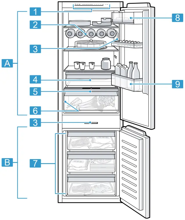 SIEMENS KI86N Fridge Freezer - Appliance