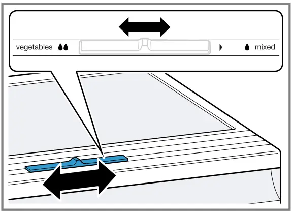 SIEMENS KI86N Fridge Freezer - Fruit and vegetable