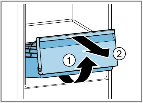 SIEMENS KI86N Fridge Freezer - container