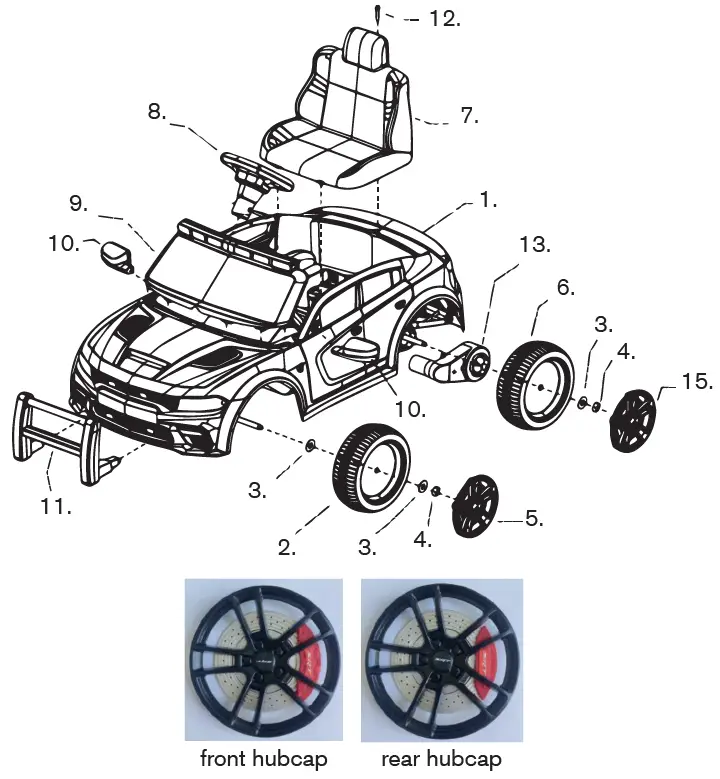 TOYZ-DODGE-CHARGER-Battery-Operated-Ride-On Car-FIG 1