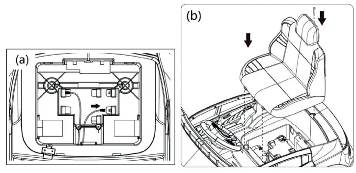 TOYZ-DODGE-CHARGER-Battery-Operated-Ride-On Car-FIG 8