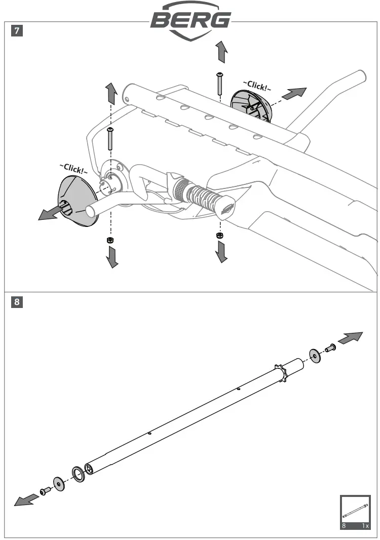 BERG 49.90.00.34 Rally APX Red 3 Gears - Parts 5