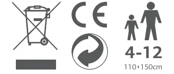 BERG 49.90.00.34 Rally APX Red 3 Gears - disposal