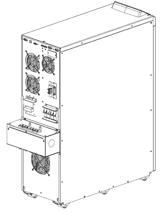 riello ups GTT6000 Guard Tower - l power distributio