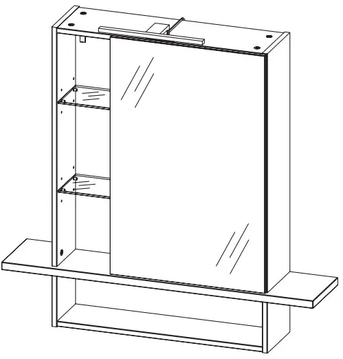 GERMANIA 1436 Mirror Cabinet