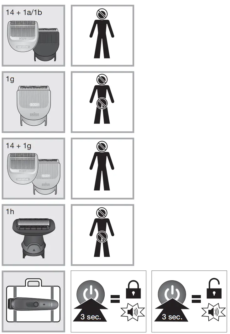 BRAUN MGK 5445 Multi Grooming Kit Hair Beard Trimmer - figere7