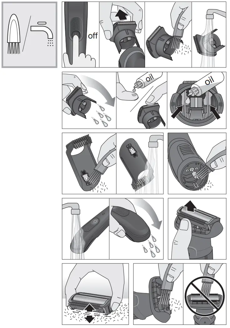 BRAUN MGK 5445 Multi Grooming Kit Hair Beard Trimmer - figere8