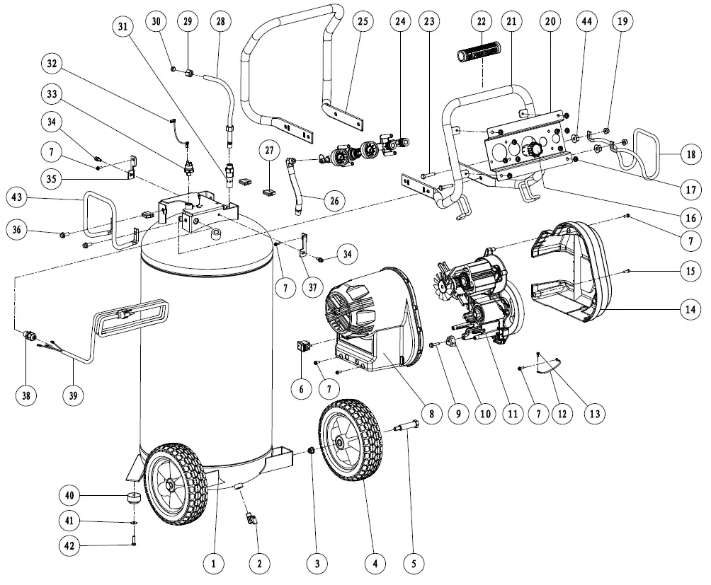 FORTRESS-56403-27-Gallon-Oil-Free-Portable-High-Performance-Series-Air-Compressor-FIG-11