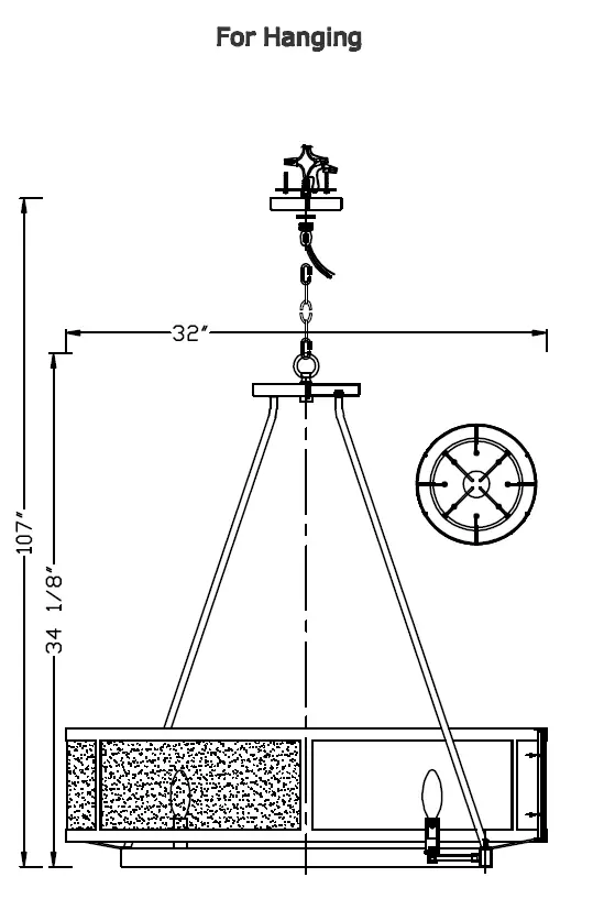 CRYSTORAMA BRY-8008-BF 8-Light Black Forged Chandelier-fig-4