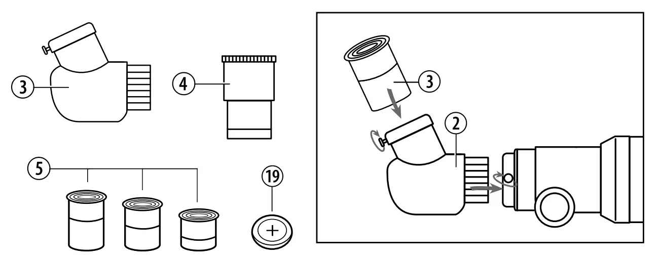 How to assemble the telescope