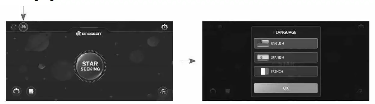How to install & use the BRESSER AR Telescope app