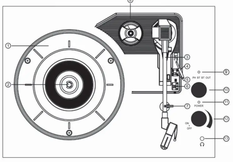 VICTOR-METRO-VSRP-800-Dual Bluetooth-Suitcase-Turntable (7)