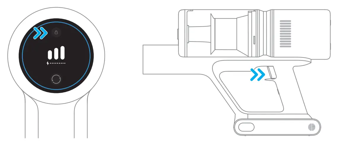 dreame P10 Pro Cordless Stick Vacuum - switch1