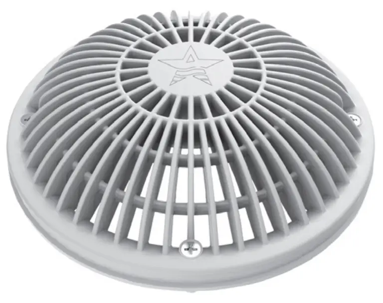 8" Round MoFlow® Suction Outlet Cover FOR CONCRETE INSTALLATION